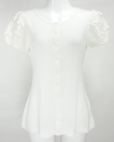 ルネ Rene 白 カーディガン 36 | 【OtherBrands】【トップス