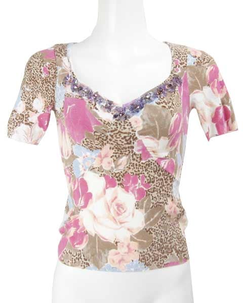 �֥�ޥ�� Blumarine �ԥ󥯷���Ⱦµ�ȥåץ� I40