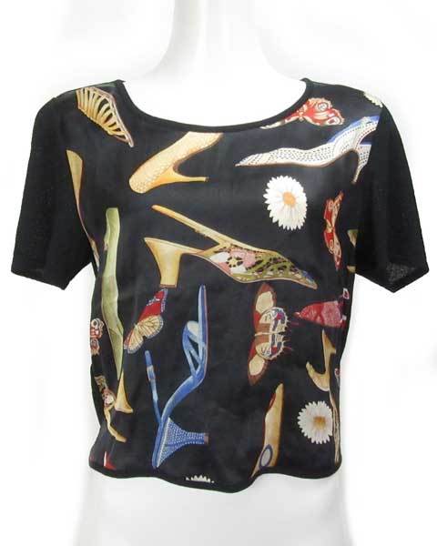 �ե��饬�� Ferragamo �� ���륯 Ⱦµ�˥å� S