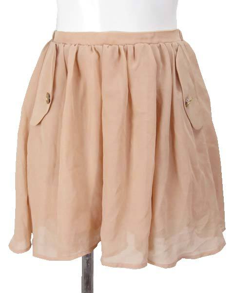 ミエルクリシュナ オレンジ ミニスカート F 未使用-ロデオギャラリー