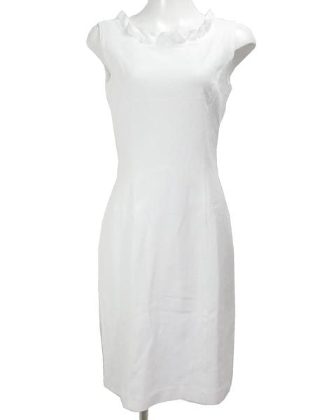 フォクシー ニューヨーク FOXEY 白 ノースリ ワンピース 40