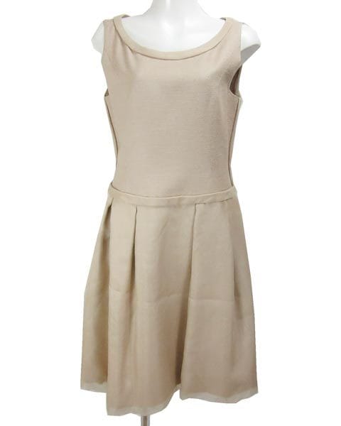 デイジーリン FOXEY ベージュ ノースリ ワンピース 42 アーム ブーケ デイジーリン FOXEY ベージュ ノースリ ワンピース 42 アーム ブーケ