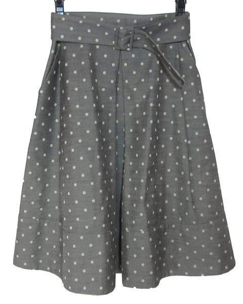 フォクシー ニューヨーク グレー ドット 柄 スカート 40 | フォクシー