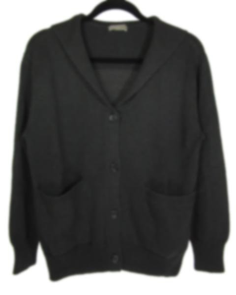 マーガレットハウエル アンサンブル カーディガン ニット チャコールグレー Ⅱ マーガレットハウエル チャコールグレー カーディガン 2