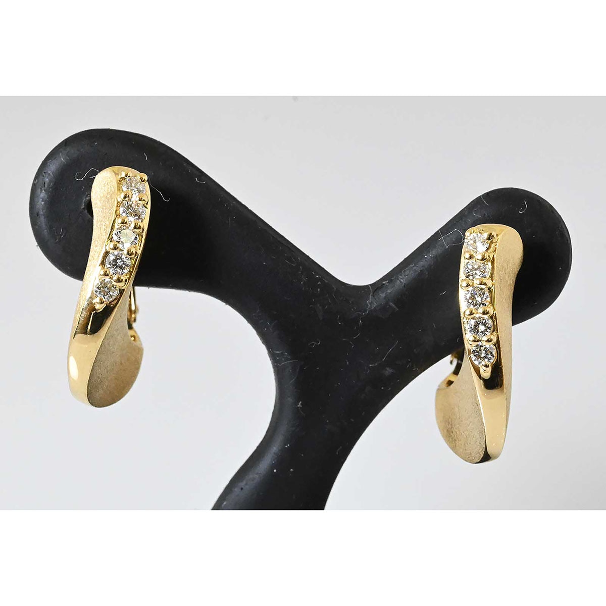 ジュネ K18YG イエローゴールド ダイヤ 0.20ｃｔ イヤリング レディース ブランドジュエリー 7131