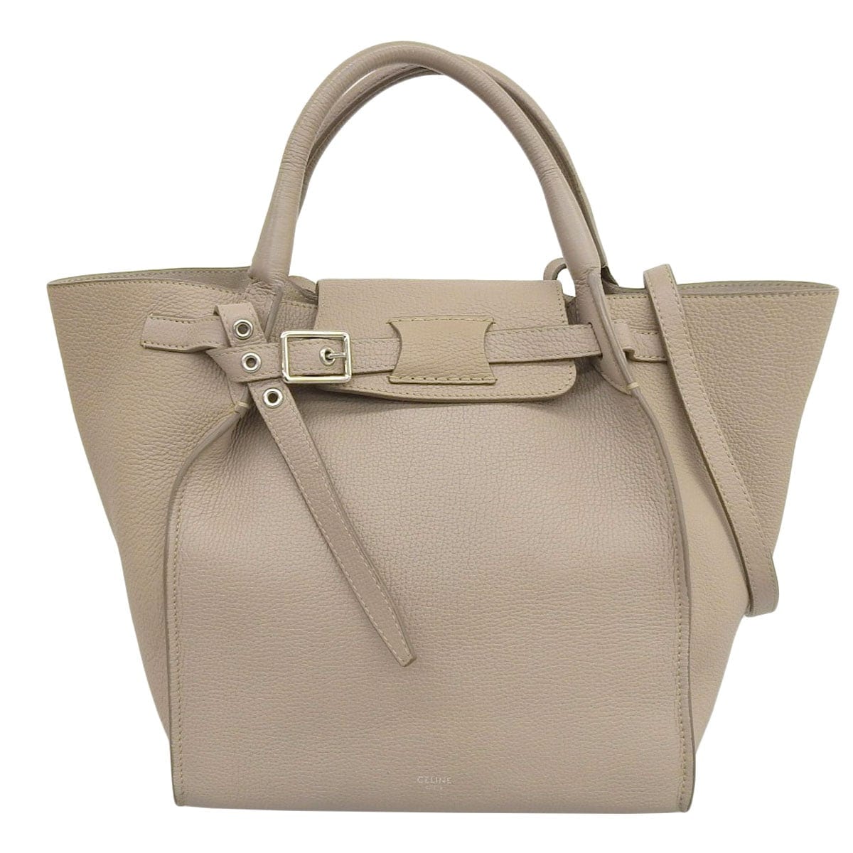 セリーヌ CELINE スモールビックバック 2wayバッグ レザー ベージュ レディース 8488