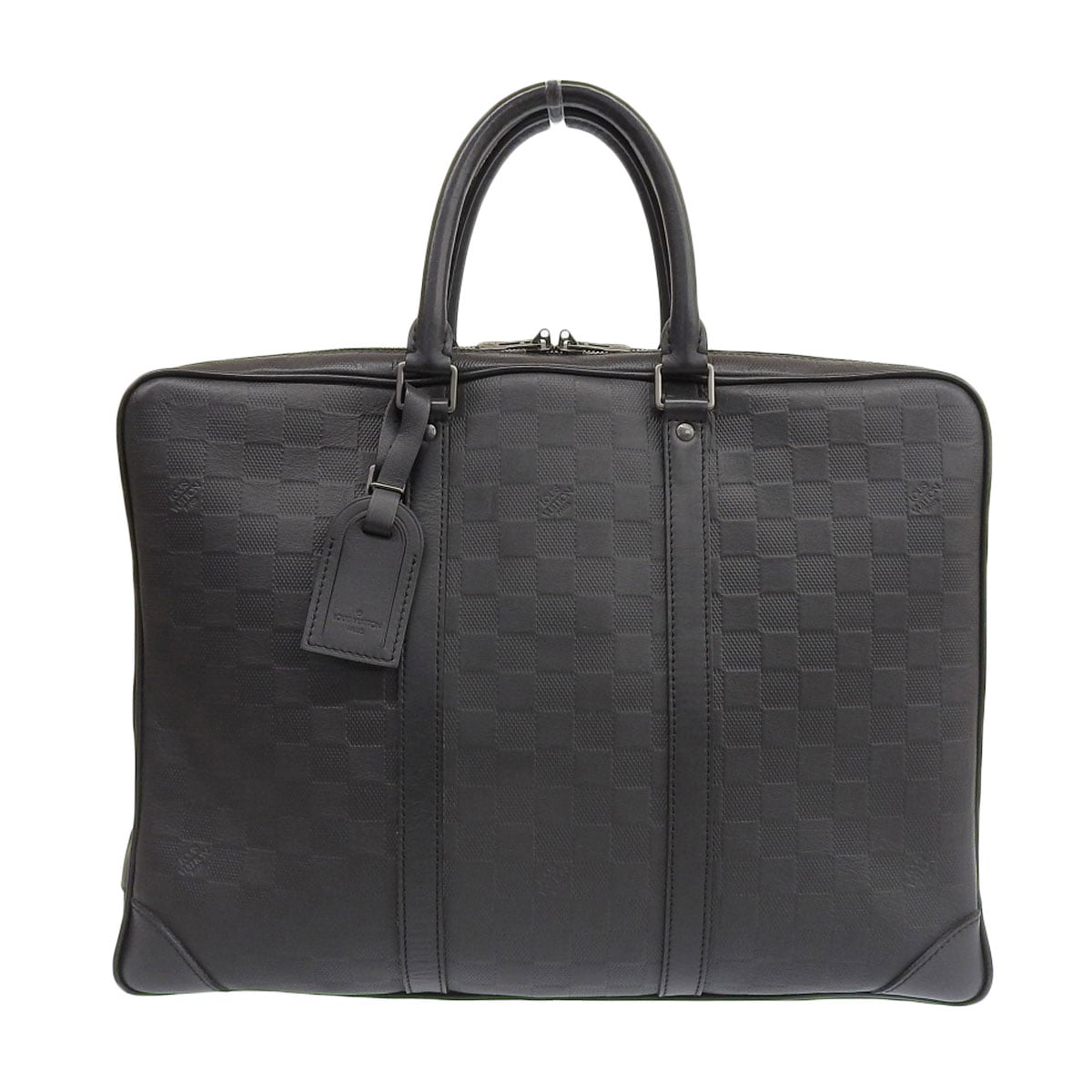 ルイヴィトン LOUIS VUITTON ダミエ アンフィニ PDV ポルトドキュマンヴォワヤージュ ビジネスバッグ オニキス メンズ N41146 8969