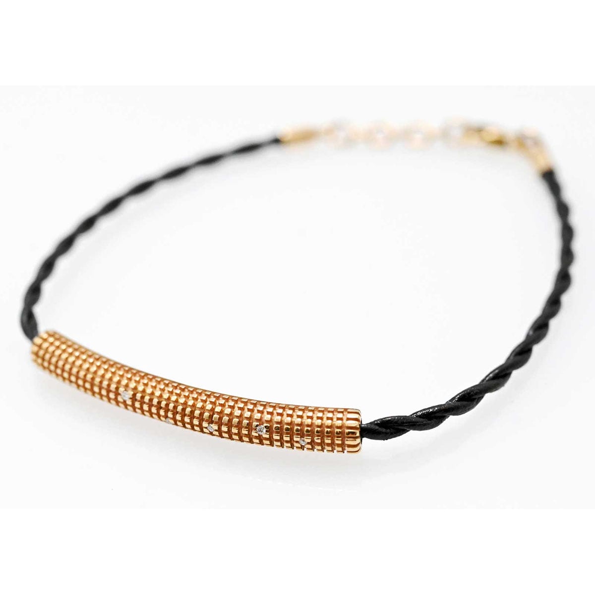 ダミアーニ DAMIANI 750PG ピンクゴールド メトロポリタン カンガルーレザー　ダイア6P ドリーム BY H.NAKATA 中田英寿 ブレスレット 3268