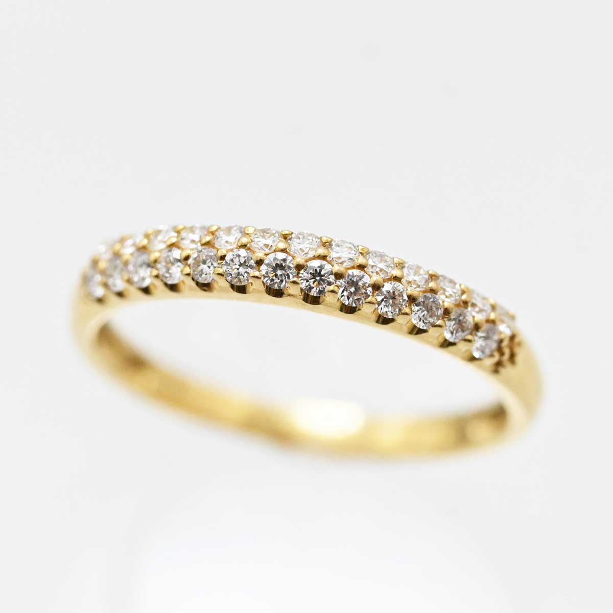 ポンテヴェキオ PONTE VECCHIO K18YG イエローゴールド ダイア0.22ct リング 9号 レディース アクセサリー  3271