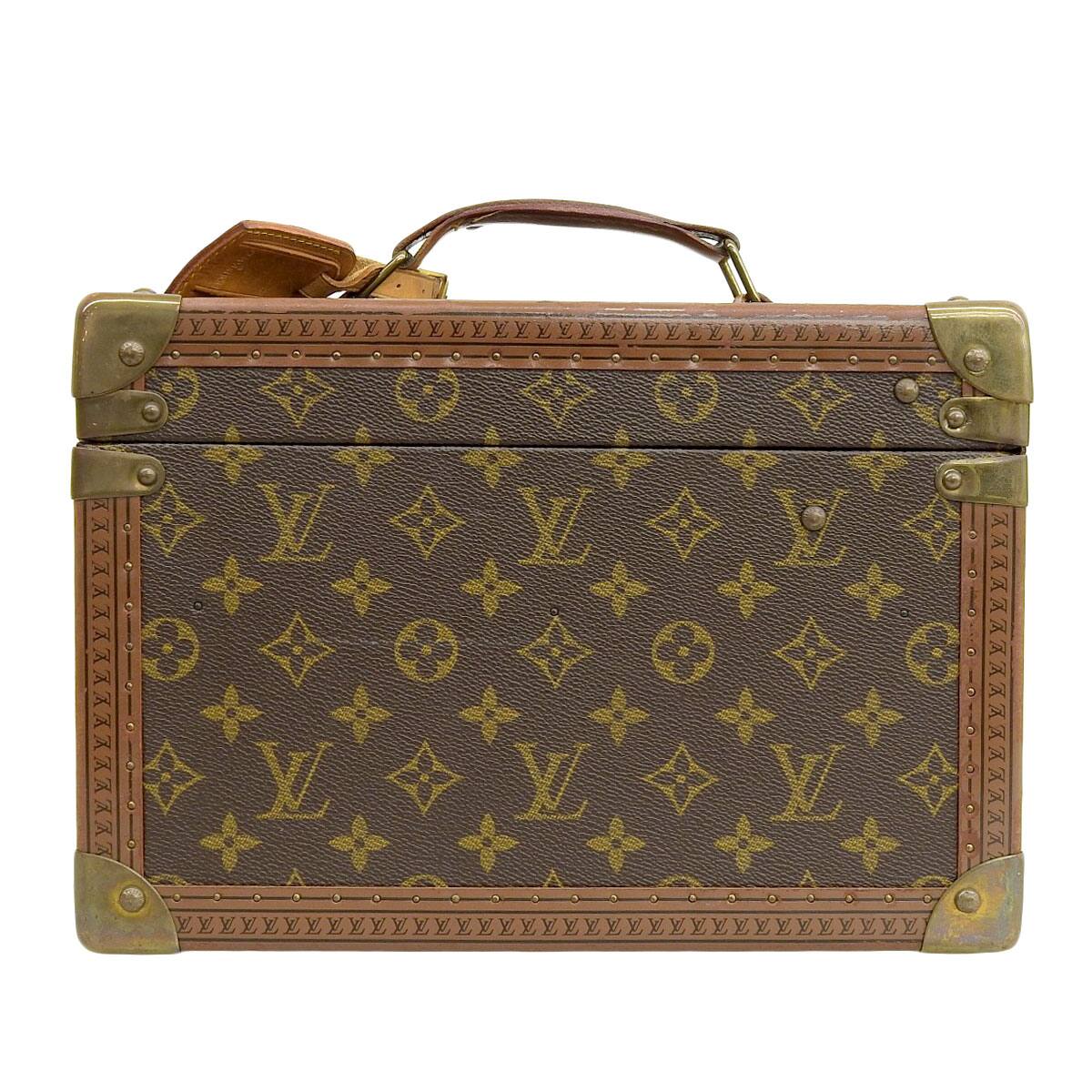 ルイヴィトン LOUIS VUITTON モノグラム ボワット フラコン メイクボックス レディース M21828 カギなし 4082