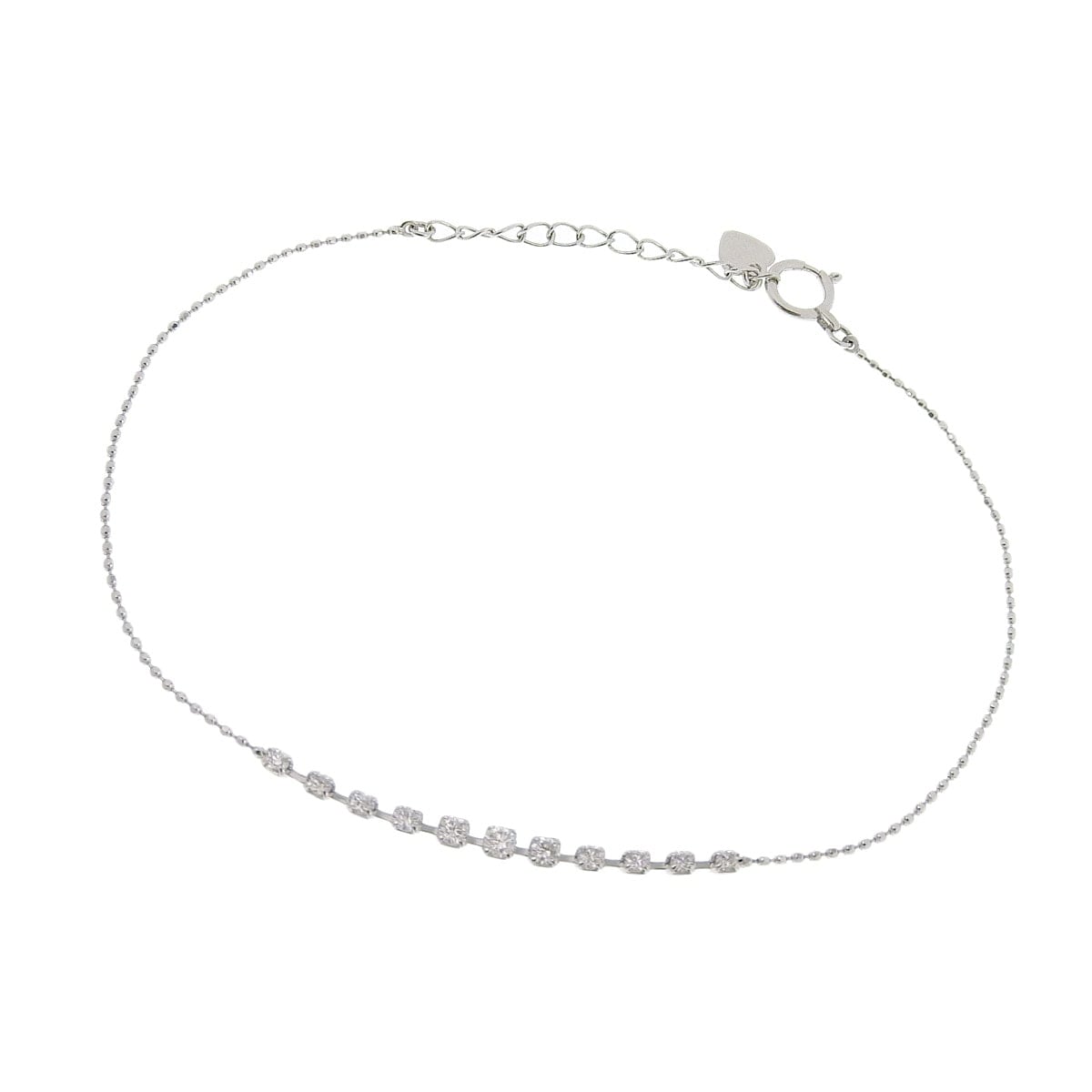 Ｐt850 プラチナ ダイヤモンド 0.30ct ブレスレット レディース 4219