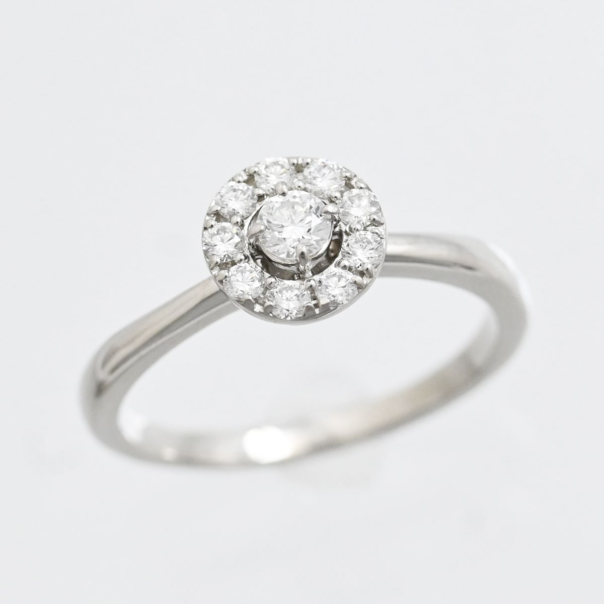 ポンテヴェキオ PONTE VECCHIO プラチナ ダイヤ0.28ct リング 12号 レディース  3497