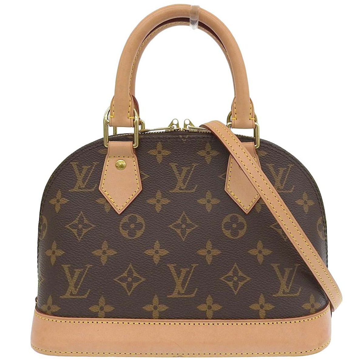 ルイヴィトン LOUIS VUITTON モノグラム アルマ BB ショルダーバッグ ハンドバッグ ブラウン レディース M53512 4262