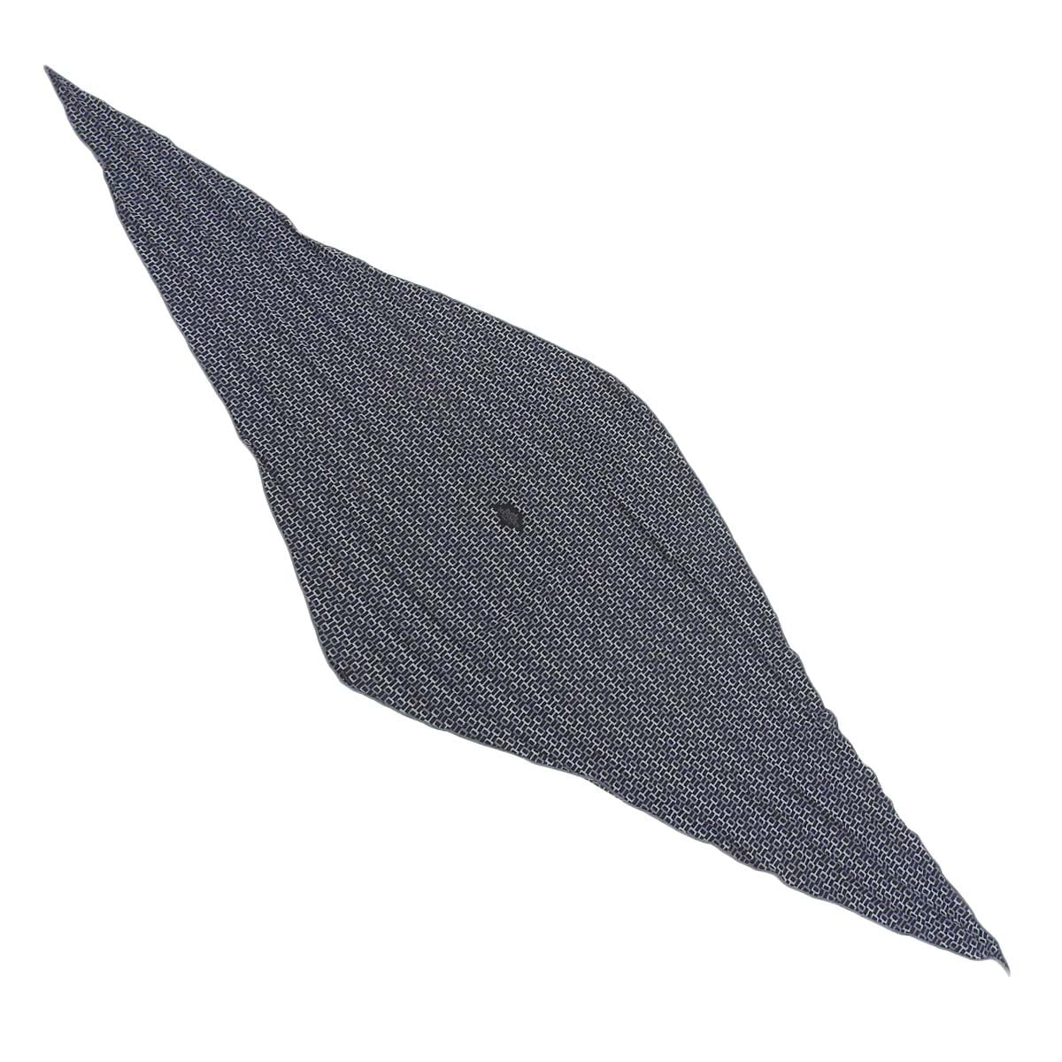 エルメス HERMES ロサンジュGM スカーフ シルク カシミヤ ブラック系 メンズ 4286