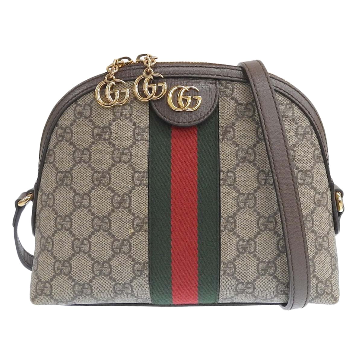 グッチ GUCCI オフィディア ショルダーバッグ GGスプリームキャンバス×レザー ベージュ系 レディース  4293