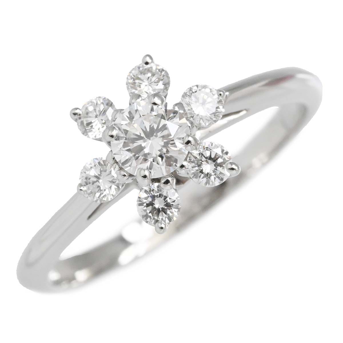 ティファニー TIFFANY & Co. PT950 プラチナ バターカップ ダイヤモンド リング 指輪 12号 レディース  3568