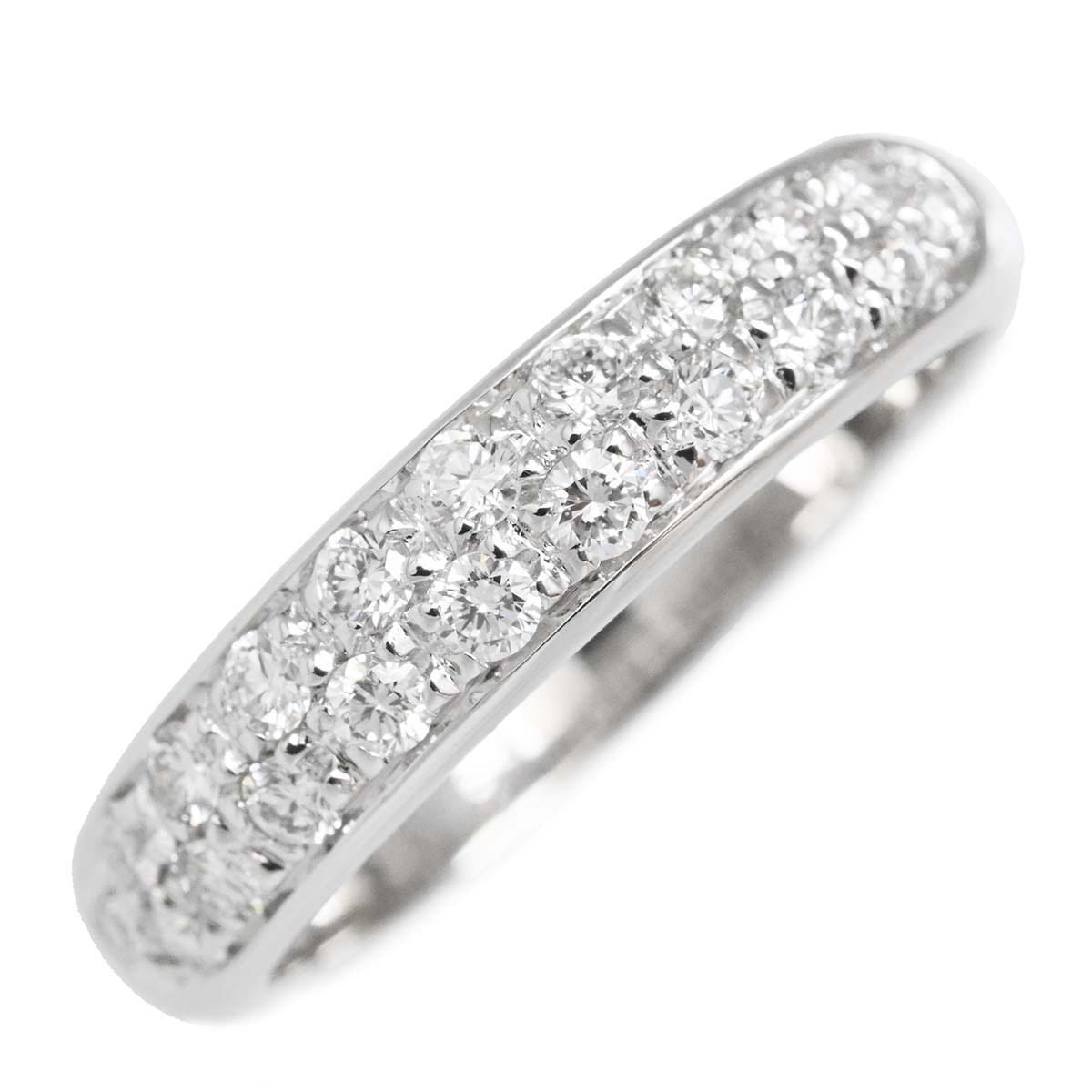 ブシュロン BOUCHERON 750WG ホワイトゴールド ダイヤ リング 12号 レディース  3570