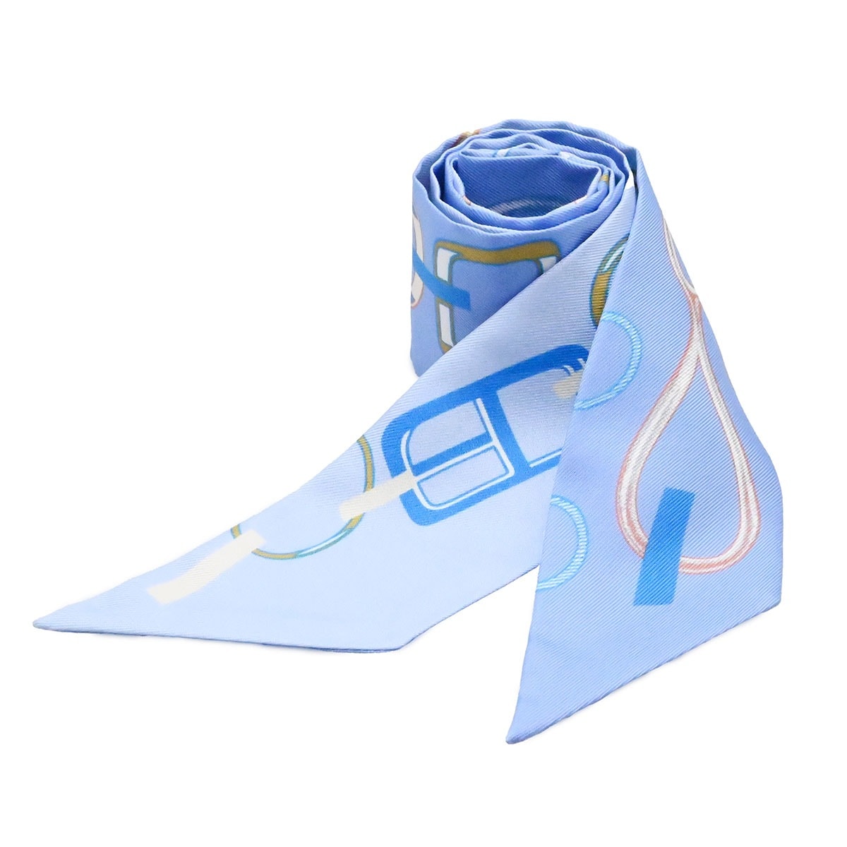 エルメス HERMES ツイリー シルク スカーフ ドゥ・レ・ブックル Do re Boucles レディース  3605