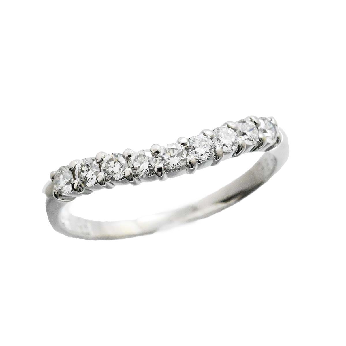 ロイヤルアッシャー ROYAL ASSCHER Pt900 プラチナ ダイヤ0.27ct リング 10号 レディース  3615
