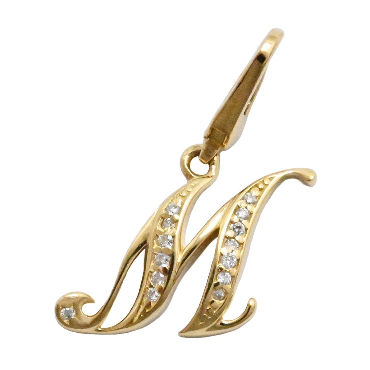 ゆきざき YUKIZAKI アルファ H Mサイズ ペンダント K18 PG YUKIZAKI ゆきざき K18PG ピンクゴールド ネックレス ダイヤモンド0.40