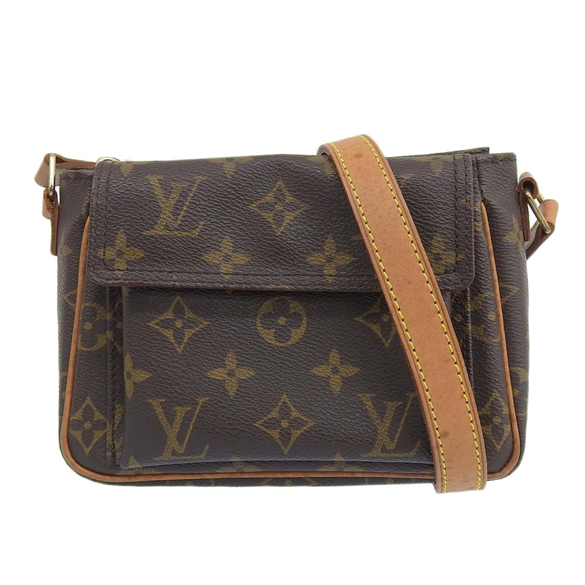 ルイヴィトン LOUIS VUITTON モノグラム ヴィヴァシテPM ショルダーバッグ メッセンジャー 斜め掛け レディース M51165 4381