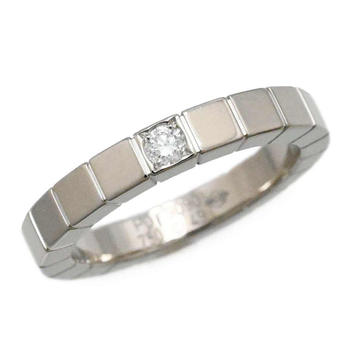 カルティエ CARTIER 750ＷG ホワイトゴールド ラニエールリング サイズ49 レディース  3669