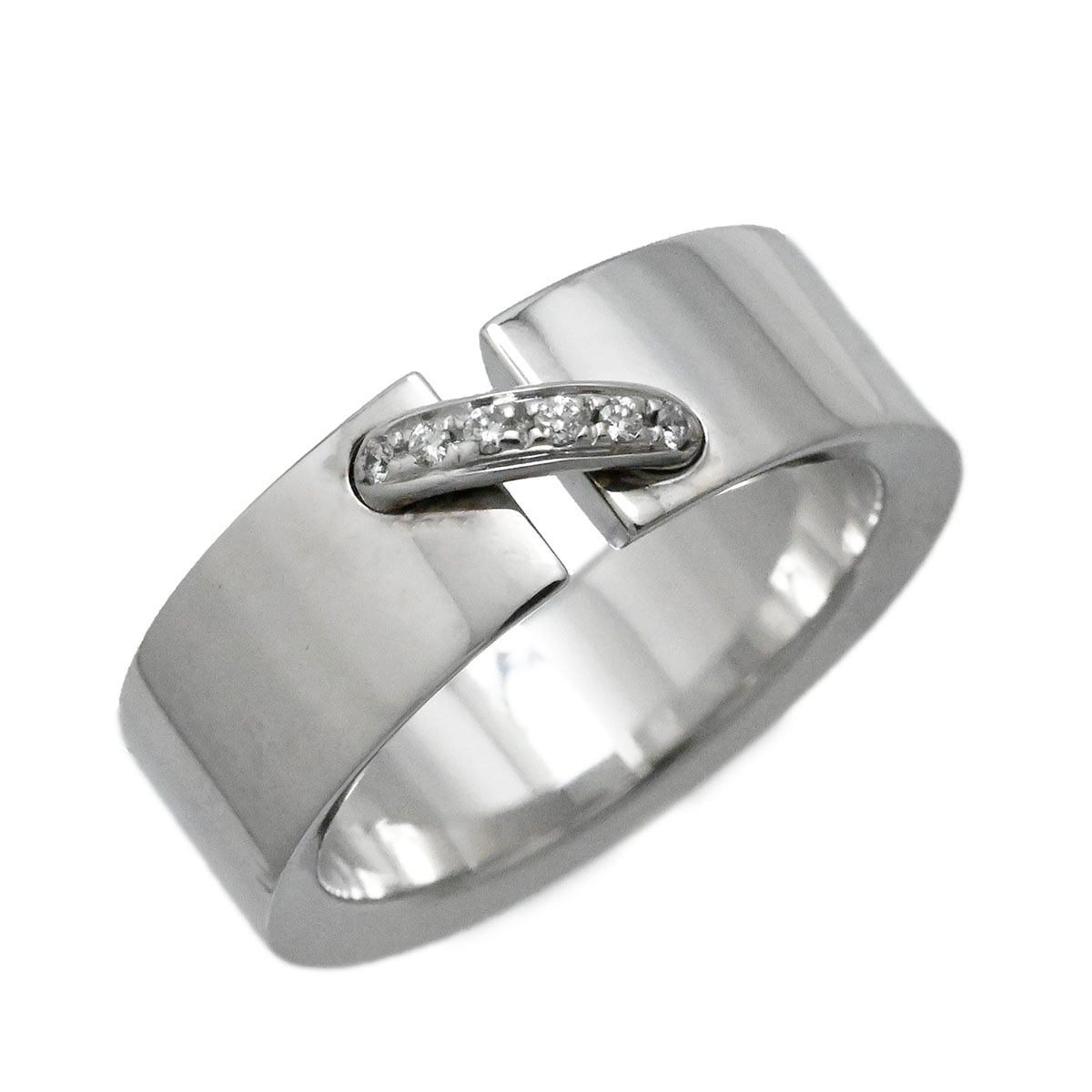 ショーメ CHAUMET 750ＷG ホワイトゴールドリアンドゥショーメ ダイヤ リング 12.5号 レディース  3671