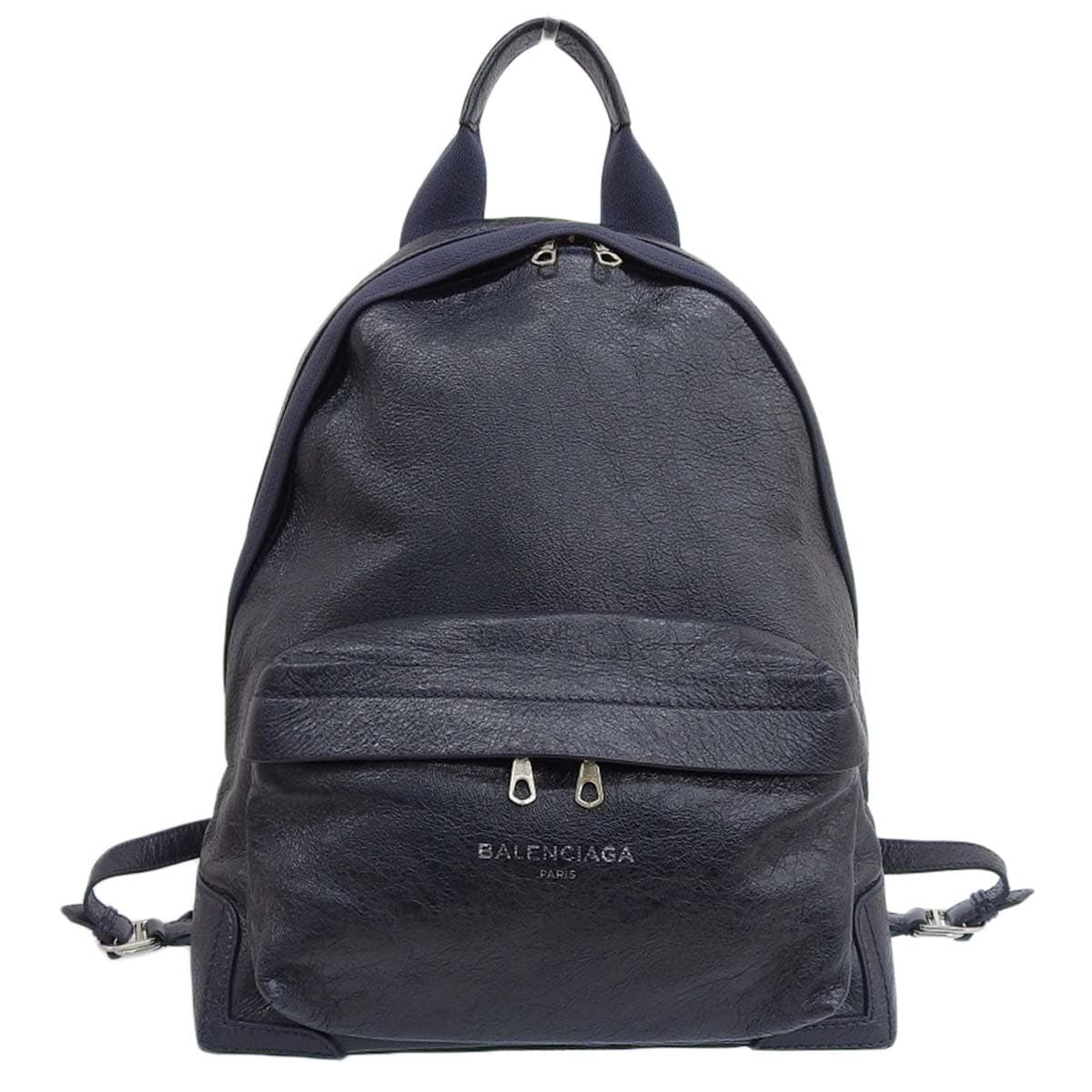 バレンシアガ BALENCIAGA エッセンシャル バックパック リュックサック ネイビー系 レディース メンズ 男女兼用 4401