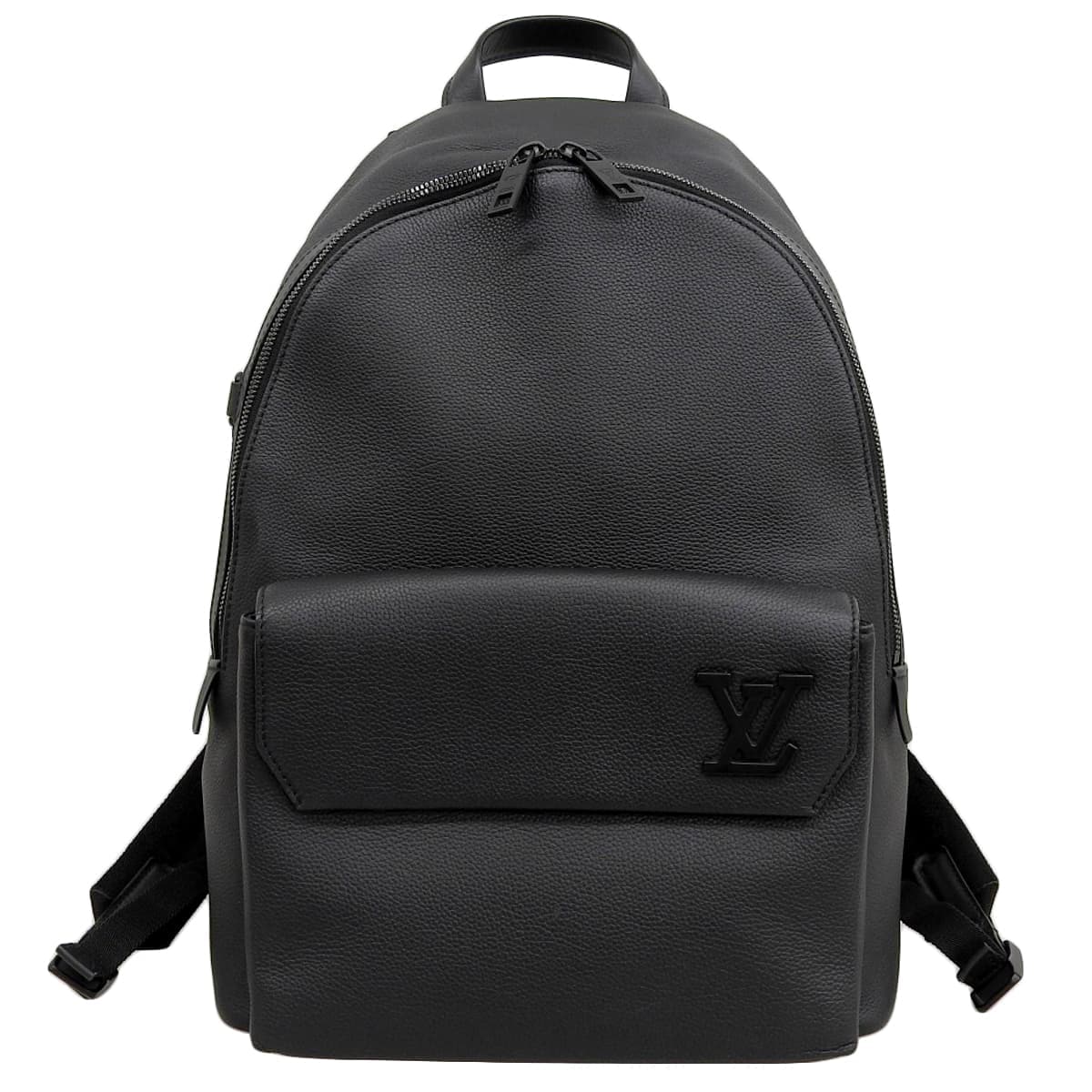 ルイヴィトン LOUIS VUITTON アエログラム テイクオフ バックパック リュック カーフレザー ノワール ブラック メンズ M57079 4439