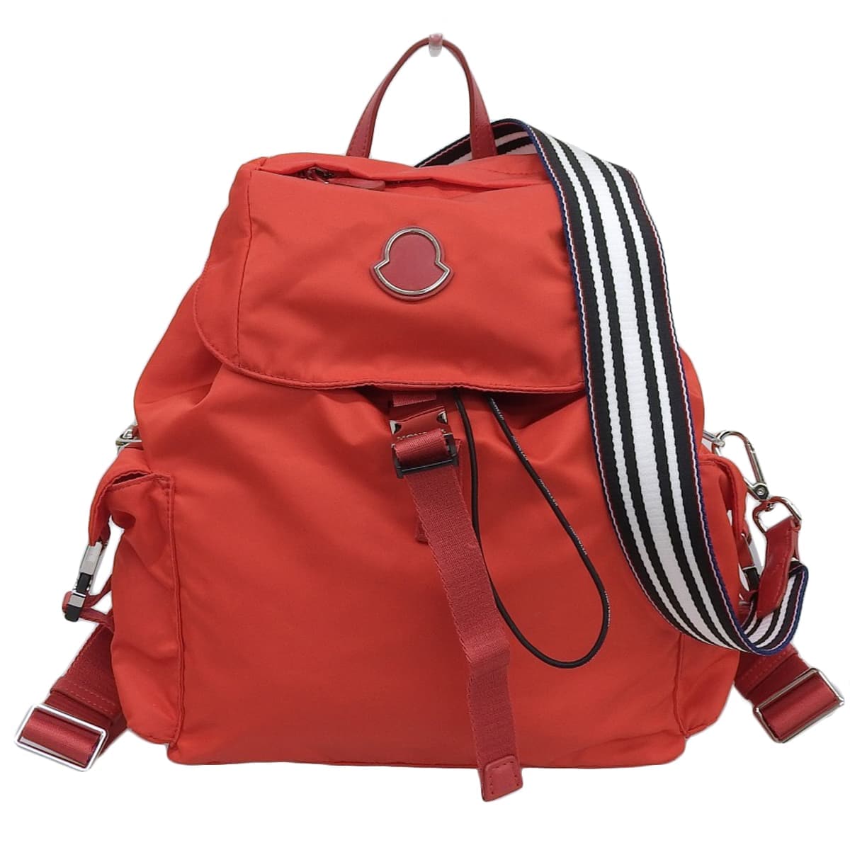モンクレール MONCLER バックパック リュックサック ショルダーバッグ ナイロン レッド系 レディース 4479