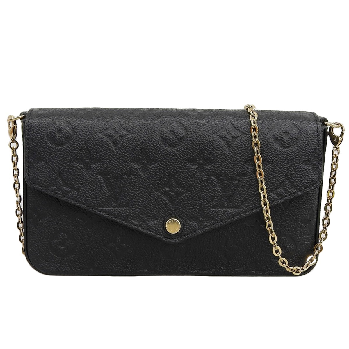 ルイヴィトン LOUIS VUITTON モノグラムアンプラント ポシェットフェリシー ショルダーバッグ ノワール レディース M82477 4487