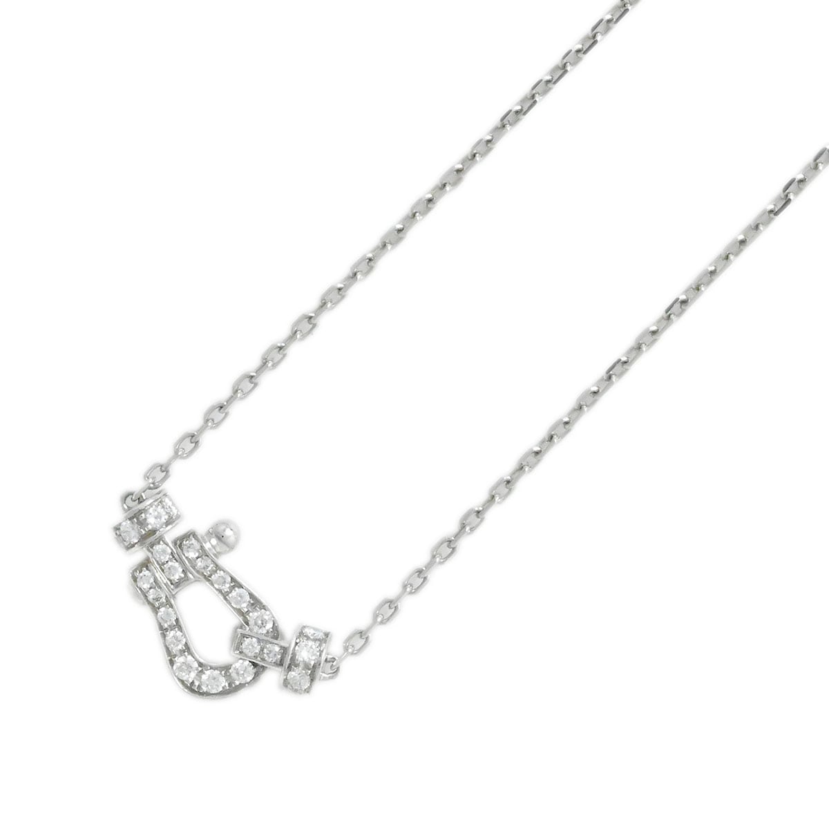 フレッド FRED 750WG K18WG ホワイトゴールド フォース10 スモール ネックレス レディース  3804