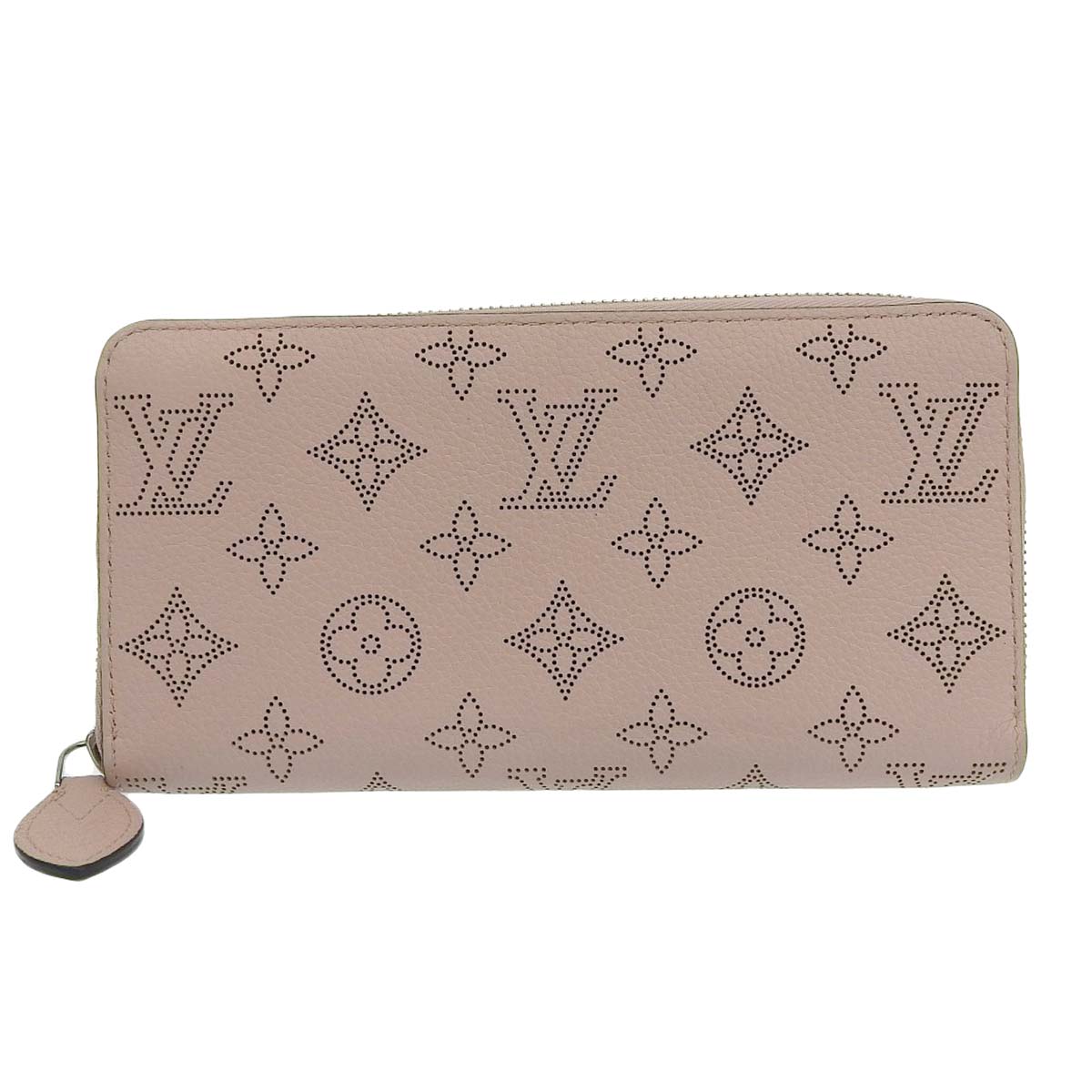 ルイヴィトン LOUIS VUITTON マヒナ ジッピーウォレット 長財布 ラウンドファスナー ピンク レディース M61868 4595