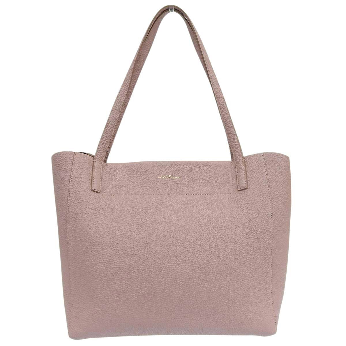 フェラガモ FERRAGAMO トートバッグ レザー ピンク レディース 4647