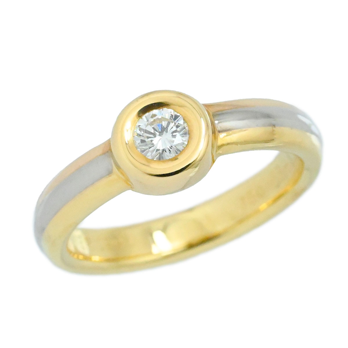 Kokoro❤️Cartier 18Kゴールド プラチナリング 2017年製 Kokoro❤️様専用Cartier 18Kゴールド プラチナリング 2017年製