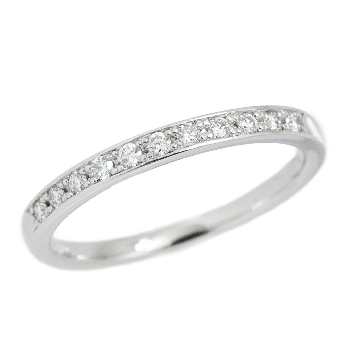 4℃ ヨンドシー Pt950 プラチナ ダイヤ エタニティリング 9号 レディース  3877