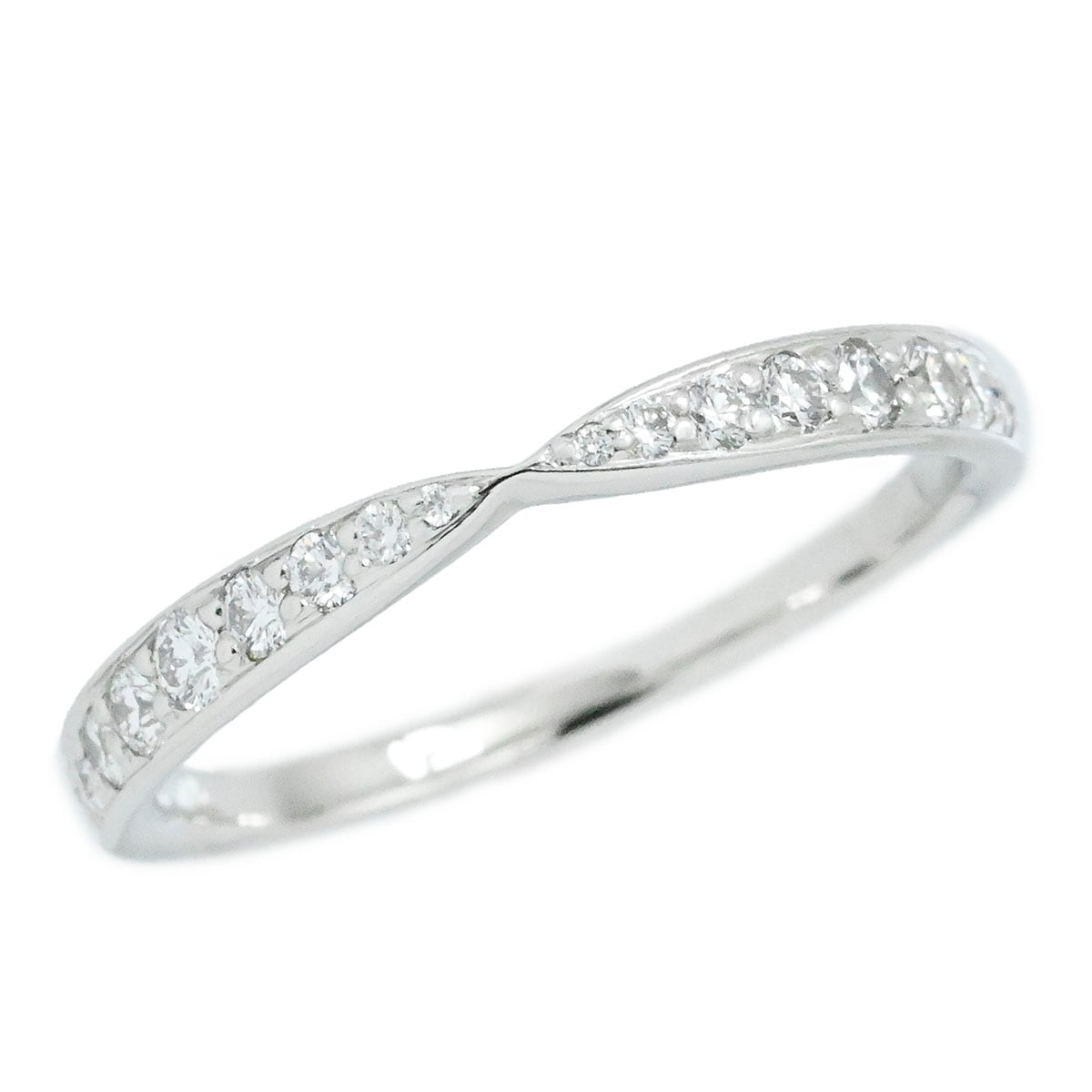 ティファニー TIFFANY & Co. Pt950 プラチナダイヤ ハーモニーリング バンドリング 11号 レディース  3892