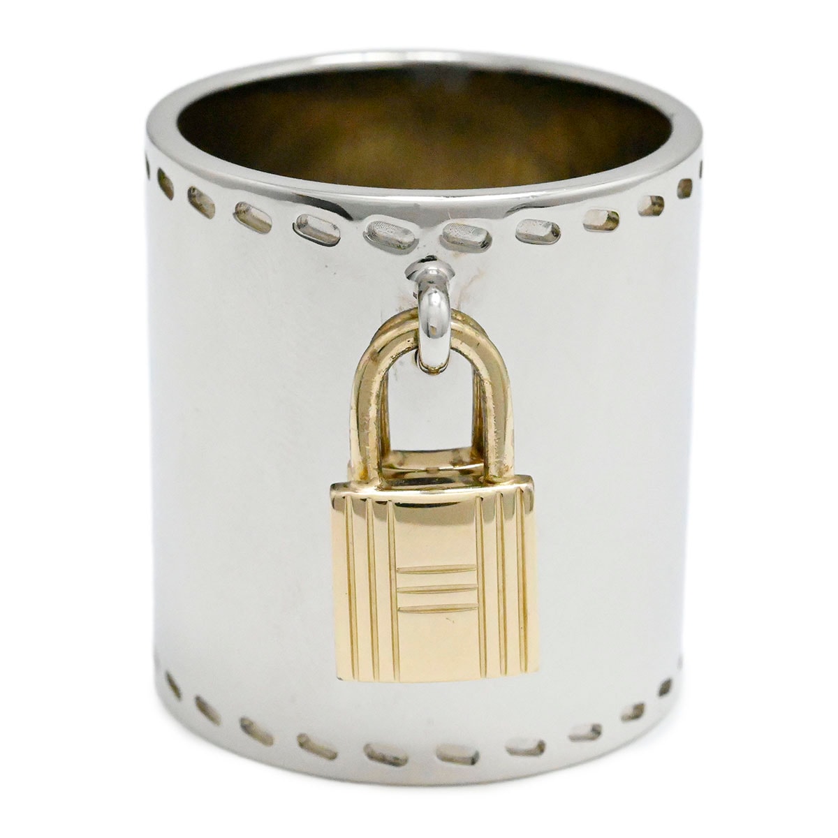 エルメス HERMES スカーフリング カデナモチーフ レディース メンズ  3897