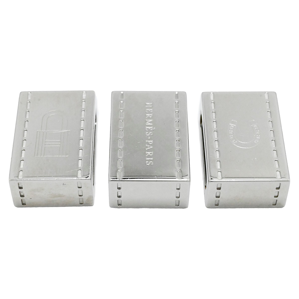 HERMES エルメス ホースシュースカーフリング エルメス HERMES ツイリー スカーフリング ホースシュー カデナ ロゴ 3