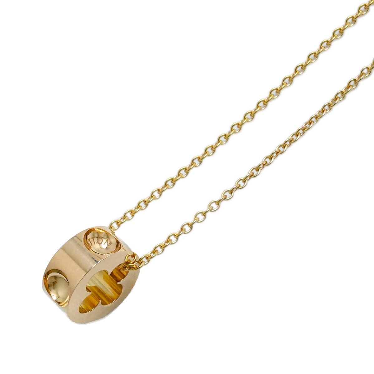 ルイヴィトン LOUIS VUITTON  750YG K18YG イエローゴールド パンダンティフアンプラント ネックレス レディース  3951