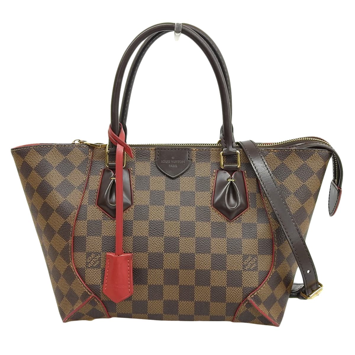 ルイヴィトン LOUIS VUITTON ダミエ カイサPM 2WAY ハンドバッグ ショルダー ななめ掛け ダミエ・キャンバス ブラウン レディース N41551 4742