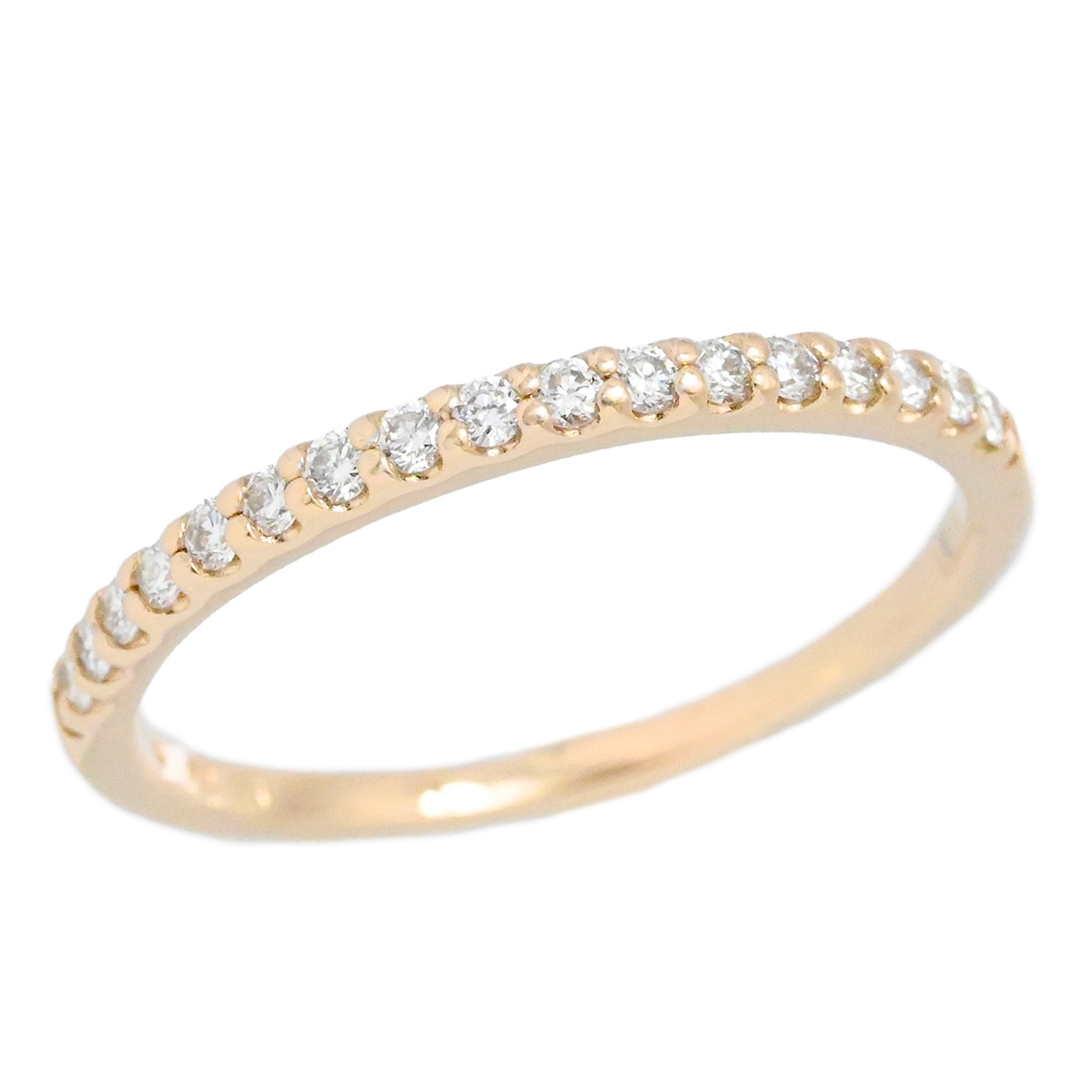 ポンテベッキオ　ダイヤモンドハーフエタニティ　ピンクゴールド ポンテヴェキオ Ponte Vecchio K18PG ピンクゴールド ダイヤ0.15ct