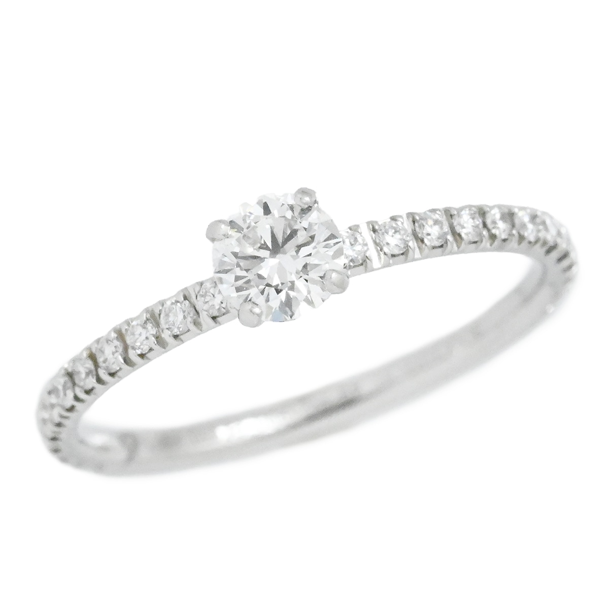 ブシュロン BOUCHERON Pt950 プラチナ ダイヤ0.23ct ミニ ビーラブド リング サイズ49 レディース  3994