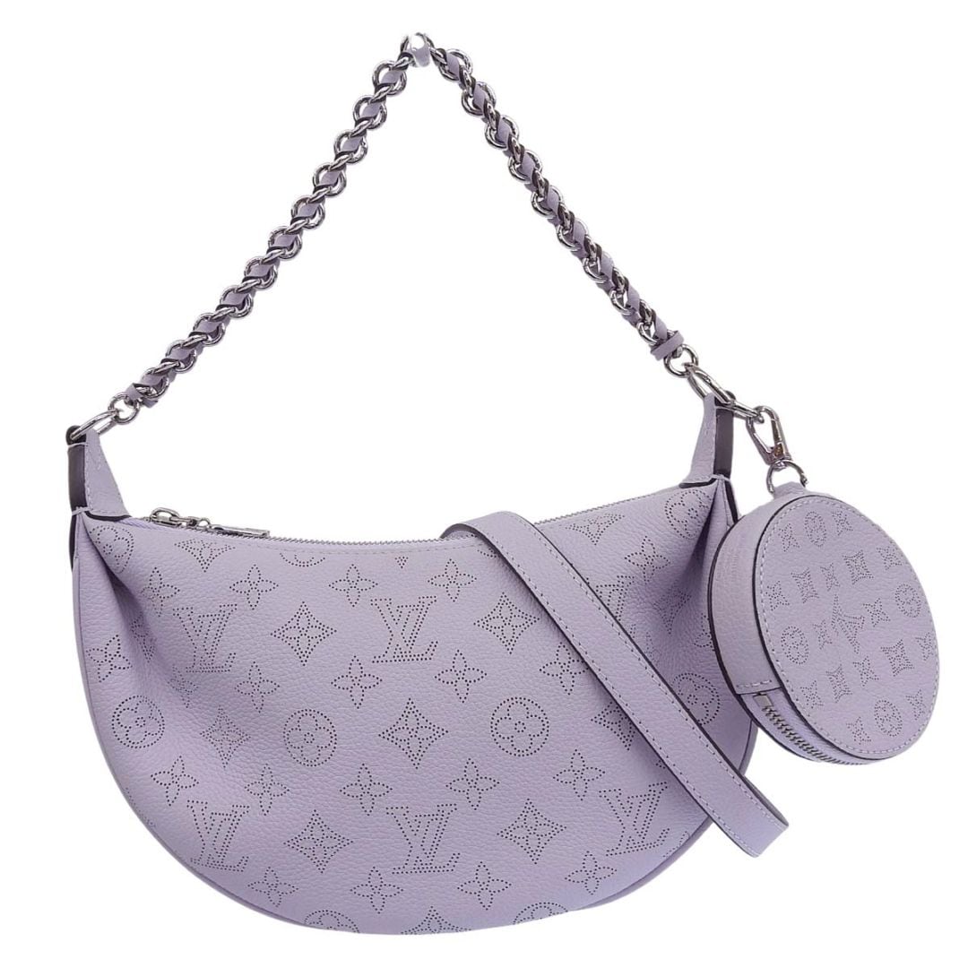 ルイヴィトン LOUIS VUITTON マヒナ バイアPM 2WAY ハンドバッグ ショルダーバッグ ななめ掛け レザー リラ レディース M22959 4748