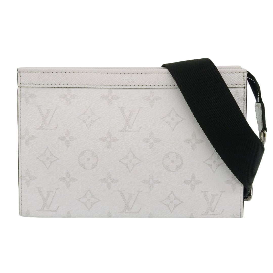 ルイヴィトン LOUIS VUITTON タイガラマ ガストンウェアラブル ショルダーバッグ ななめ掛け モノグラムキャンバス ホワイト メンズ M30935 4758