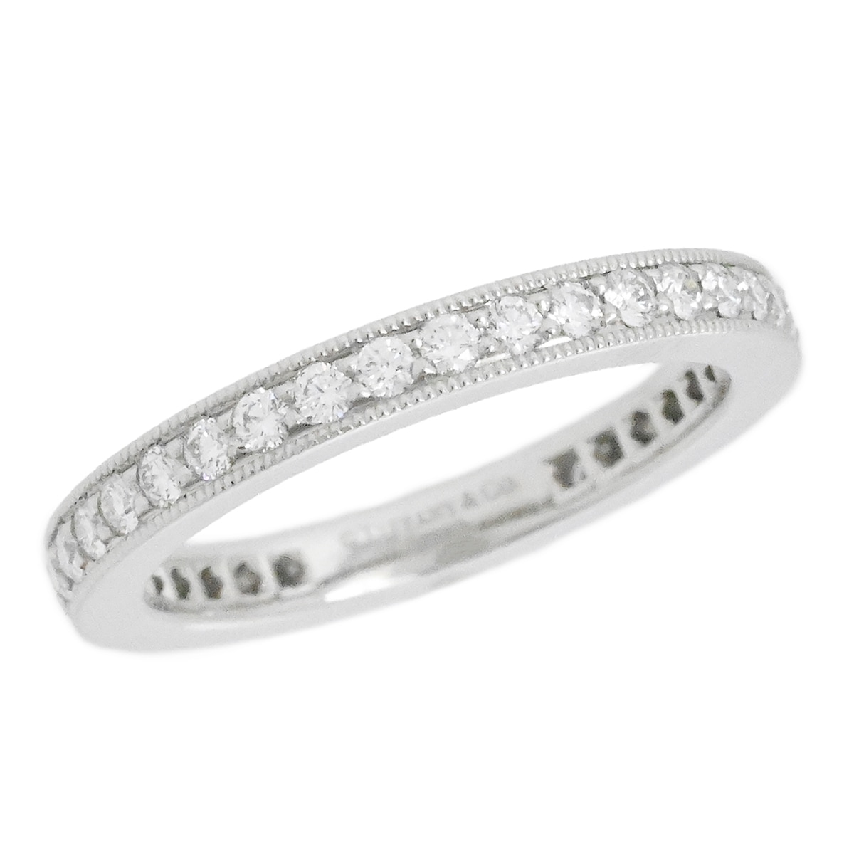 ティファニー TIFFANY & Co. Pt950 プラチナ ダイヤ レガシーフルエタニティリング 8号 レディース  2005