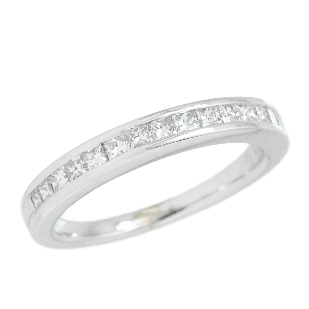 ポンテヴェッキオ Ponte Vecchio 750WG ホワイトゴールド ダイヤ0.33ct ハーフエタニティリング ダイヤモンド レディース サイズ7号  2022