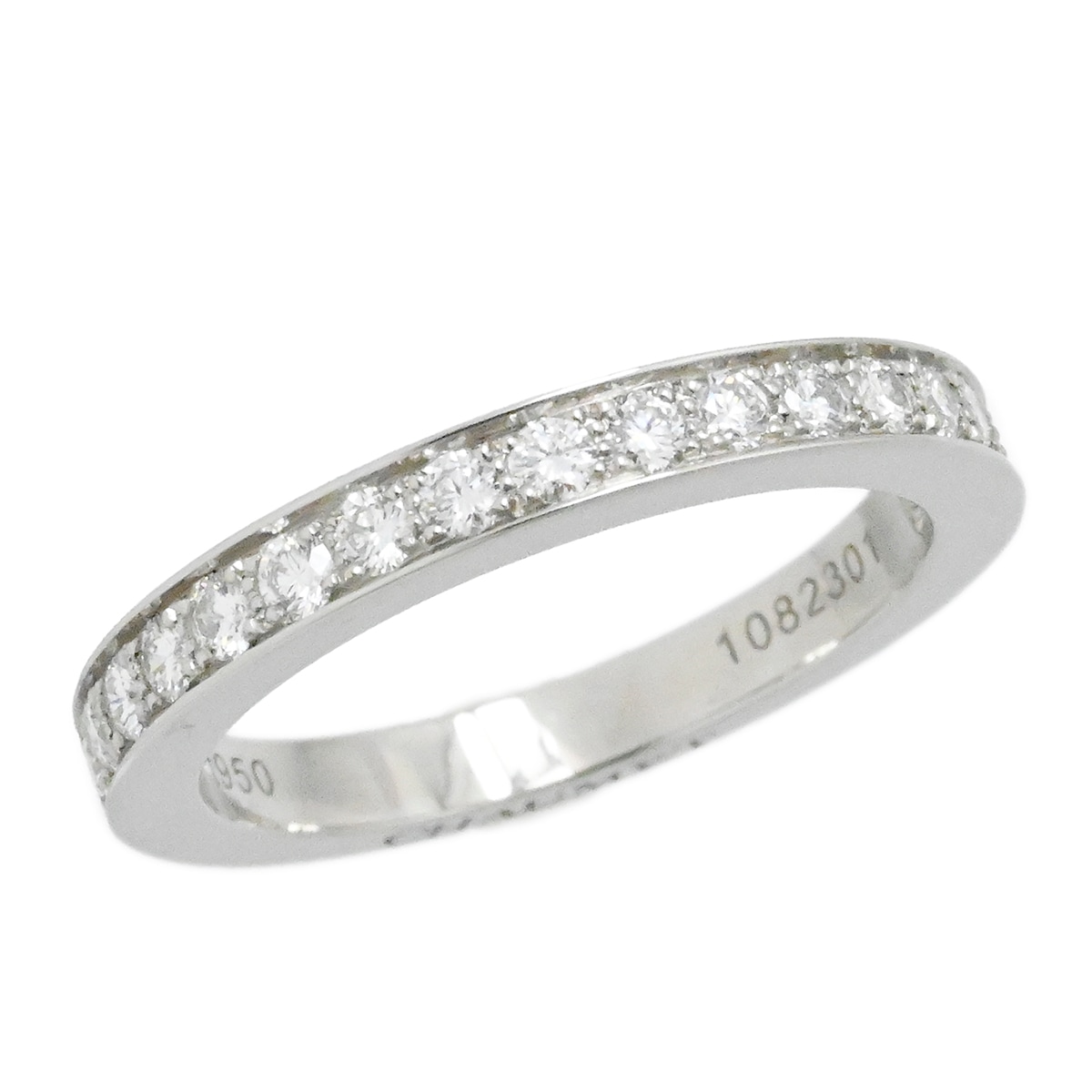 ショーメ CHAUMET PT950 プラチナ ハーフダイヤエタニティリング ダイヤモンド レディース サイズ11.5号  2030