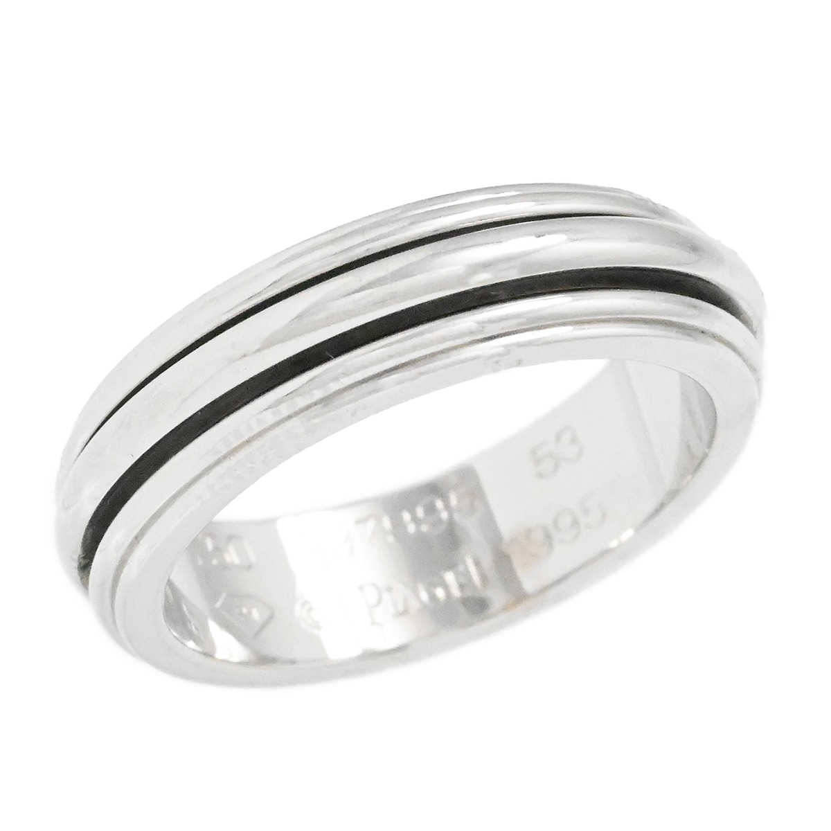 ピアジェ PIAGET 750WG ホワイトゴールド ポセションリング サイズ53 レディース  2046