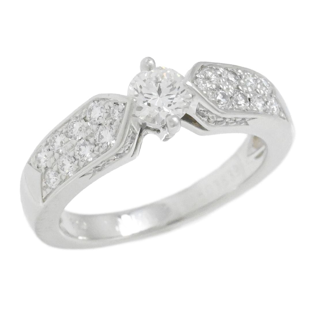 ショーメ CHAUMET PT950 プラチナ プリュム ソリテール ダイヤリング サイズ7号 レディース 指輪 ダイヤモンド  2076